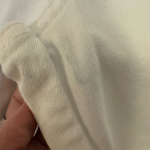 Michael Kors Women's Cream Skinny Jeans with side zippers - Picture 8 of 8